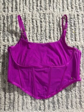 Sofia Intimate purple pink structured bra top size XXL